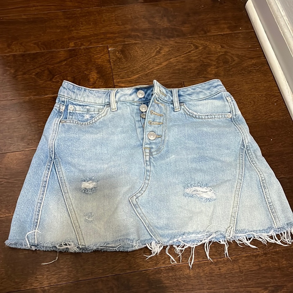 Jean skirt, made in turkey